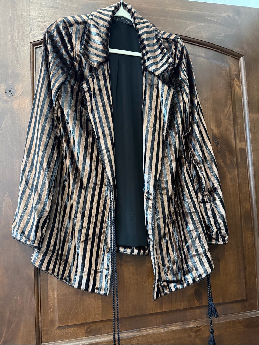 Revolve x House of Harlow gorgeous pants and blazer. Like new. Velvet stripes.